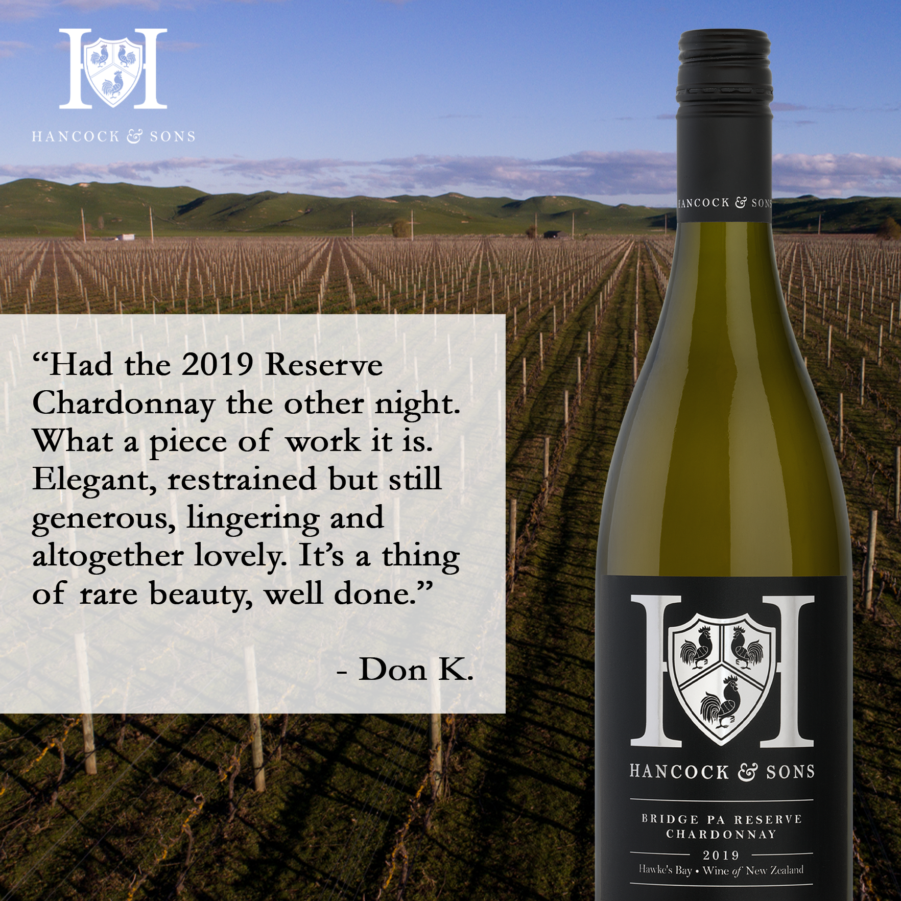 Don Kavanagh Review – 2019 Reserve Chardonnay